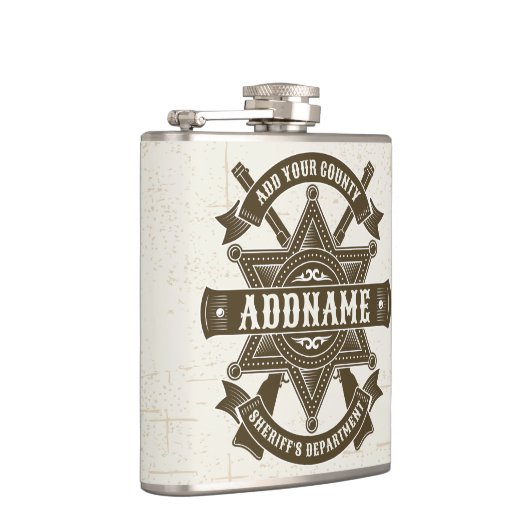 Flasques Badge de Rifles Adjoint Old West Sheriff Personnal (Droite)