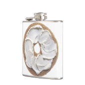 Flasques Bagel avec le fromage fondu (Gauche)