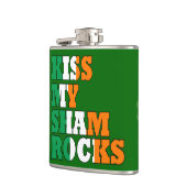 Flasques Baiser drôle mes shamrocks (Gauche)