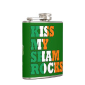 Flasques Baiser drôle mes shamrocks (Droite)