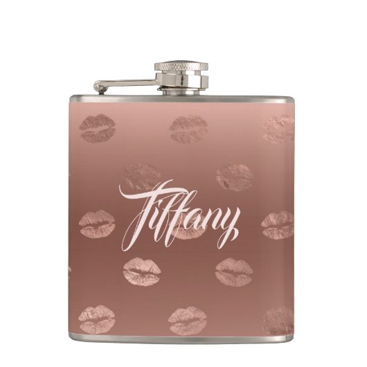 Flasques Baisers roses  (Devant)