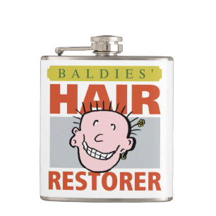 Flasques Baldies Détecteur De Cheveux Drôle Design