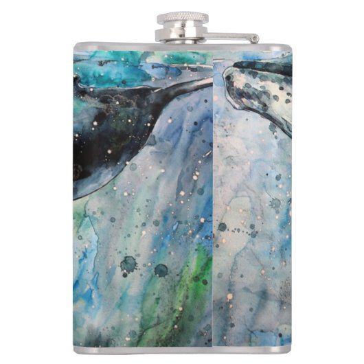 Flasques Baleine bleue (Dos)