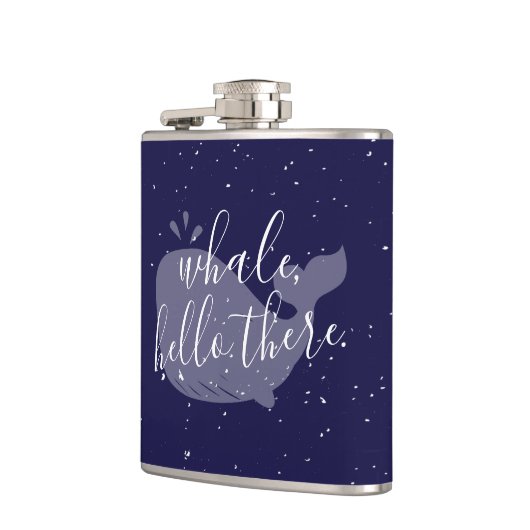 Flasques Baleine Bleue, Hello There Flask (Gauche)