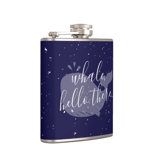Flasques Baleine Bleue, Hello There Flask (Droite)