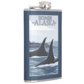 Flasques Baleines #1 - Homer, Alaska d'orque (Droite)