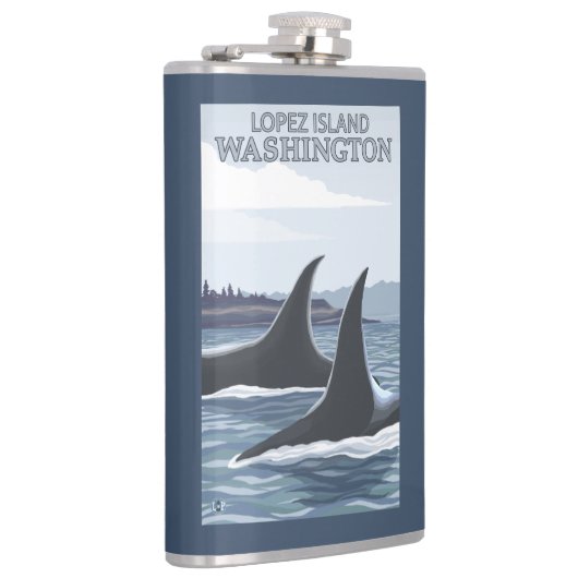 Flasques Baleines #1 - Lopez, Washington d'orque (Droite)