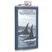 Flasques Baleines #1 - Lopez, Washington d'orque (Droite)