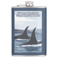 Baleines #1 - port de vendredi, Washington d'orque