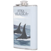 Flasques Baleines #1 - Sitka, Alaska d'orque (Gauche)