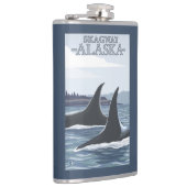 Flasques Baleines #1 - Skagway, Alaska d'orque (Droite)
