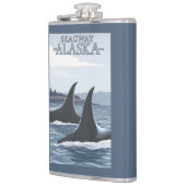 Flasques Baleines #1 - Skagway, Alaska d'orque (Gauche)