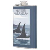 Flasques Baleines #1 - Whittier, Alaska d'orque (Gauche)