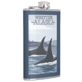 Flasques Baleines #1 - Whittier, Alaska d'orque (Droite)