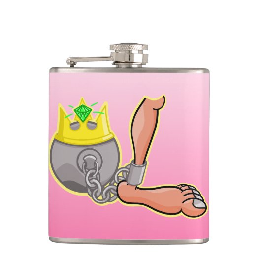 Flasques Balle et chaîne (Devant)