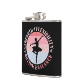 Flasques Ballerina Ballet Dancer - Valeurs Mindset (Gauche)