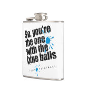 Flasques Ballons Bleus Paintball (Gauche)