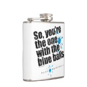 Flasques Ballons Bleus Paintball (Droite)