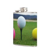 Flasques Ballons de golf JAUNE, ROSE ET BLANC (Gauche)