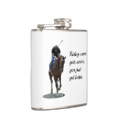 Flasques Balloping Thoroughbred Horse Et Rider Drink Flask (Droite)