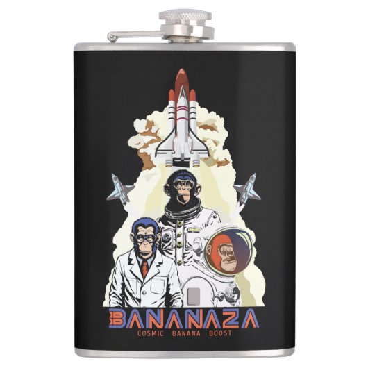 Flasques BANANAZA : Équipe de singes de l'espace (Devant)