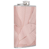 Flasques Banane, feuilles de palmiers : cuivre brillant. (Droite)