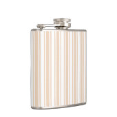 Flasques Bande de bonbons beige et blanche (Droite)
