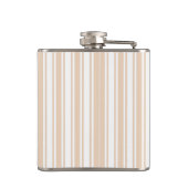 Flasques Bande de bonbons beige et blanche (Dos)