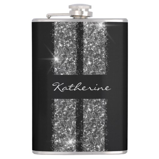 Flasques Bande de course de Parties scintillant en argent p (Devant)