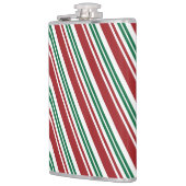 Flasques Bande de menthe rouge et verte (Gauche)