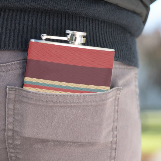 Flasques Bande des nuances Brown (In Situ)