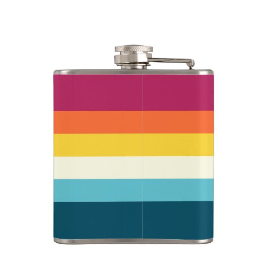 Flasques Bande des tons rose et bleu (Dos)