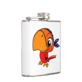 Flasques Bande dessinée orange de perroquet (Droite)