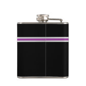 Flasques Bande et monogramme d'accentuation violette (Dos)