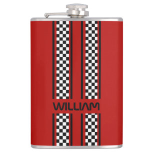 Flasques Bande sportive Red & Black Race personnalisée