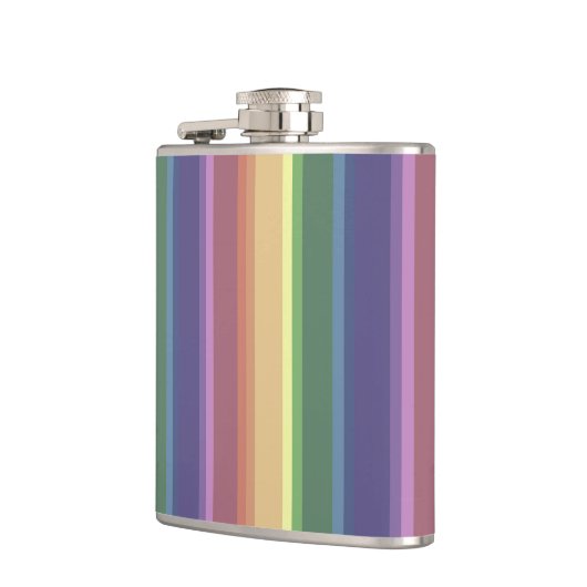 Flasques Bandes arc-en-ciel coupées (Gauche)