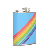 Flasques Bandes arc-en-ciel diagonales (Droite)