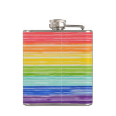 Flasques Bandes arc-en-ciel inondées (Dos)