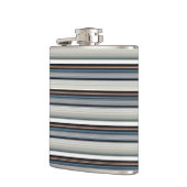 Flasques Bandes blanches gris mignonnes (Gauche)