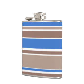 Flasques Bandes Brown et bleues (Gauche)