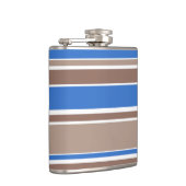 Flasques Bandes Brown et bleues (Droite)