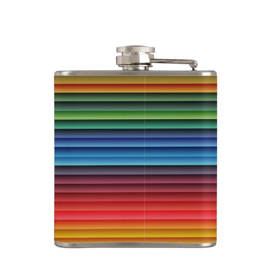 Flasques Bandes colorées (Dos)