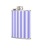 Flasques Bandes de bonbons bleu et blanc (Gauche)