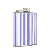 Flasques Bandes de bonbons bleu et blanc (Droite)