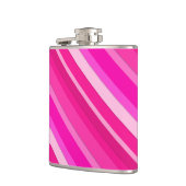 Flasques Bandes de bonbons en couches - rose et fuchsia (Gauche)