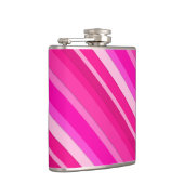 Flasques Bandes de bonbons en couches - rose et fuchsia (Droite)