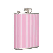 Flasques Bandes de bonbons rose pâle (Droite)