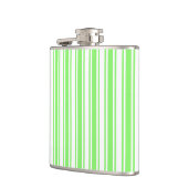 Flasques Bandes de bonbons vert et blanc de chaux (Gauche)