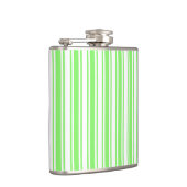 Flasques Bandes de bonbons vert et blanc de chaux (Droite)
