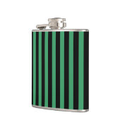 Flasques Bandes de bonbons vert et noir (Gauche)